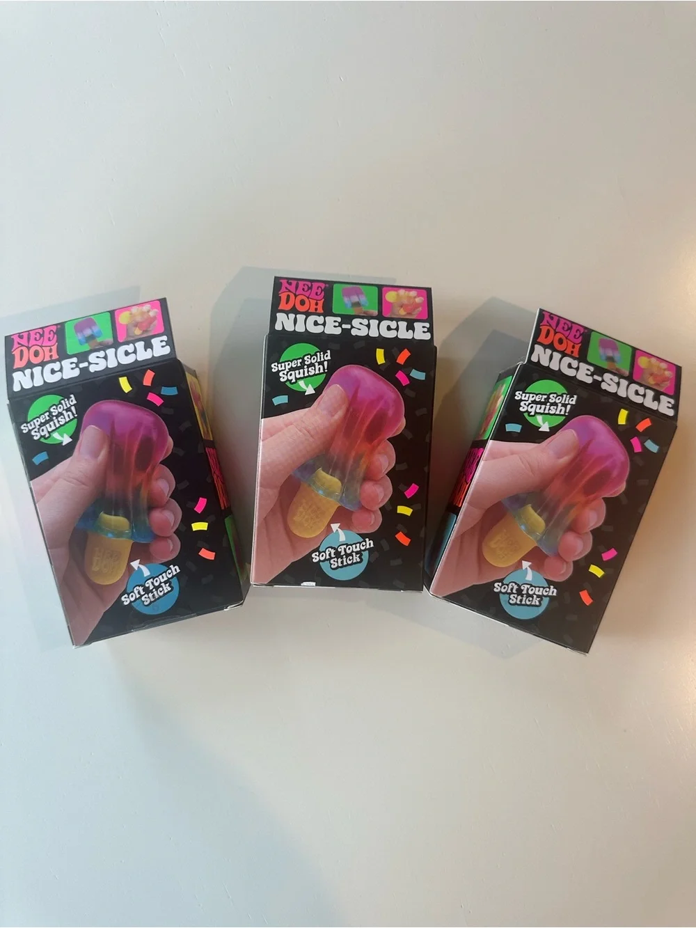 NeeDoh Nice-Sicle - Set of 3
